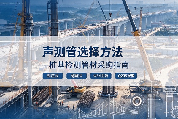新建声测管选型标准
