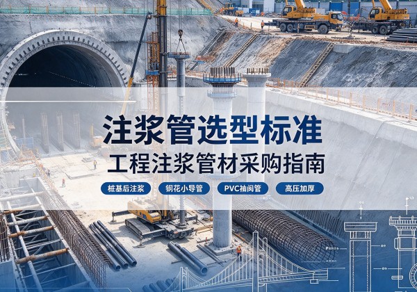 新建注浆管选型标准